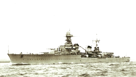 Le croiseur léger La Gloire en 1937
