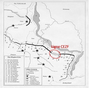 Carte de la Ligne CEZF