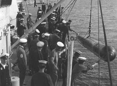 torpille de 21 pouces (533mm) embarquée à bord du croiseur lourd HMS York