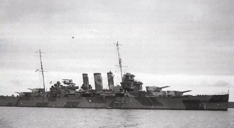 Le HMS Devonshire en 1940