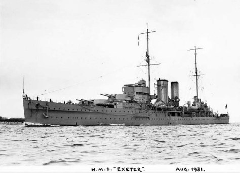 Le HMS Exeter