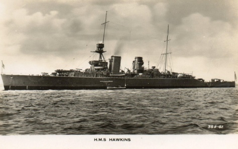 Le HMS Hawkins