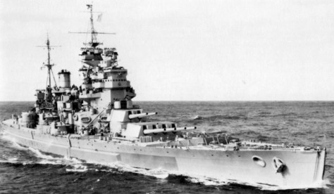Le HMS Duke of York en Méditerranée 