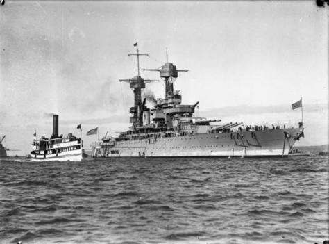 USS California 1925 Auckland