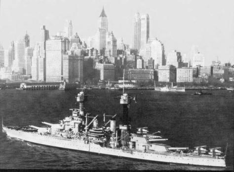 USS Colorado New York 1934