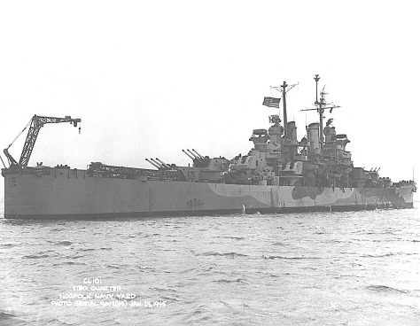 USS Amsterdam 1945